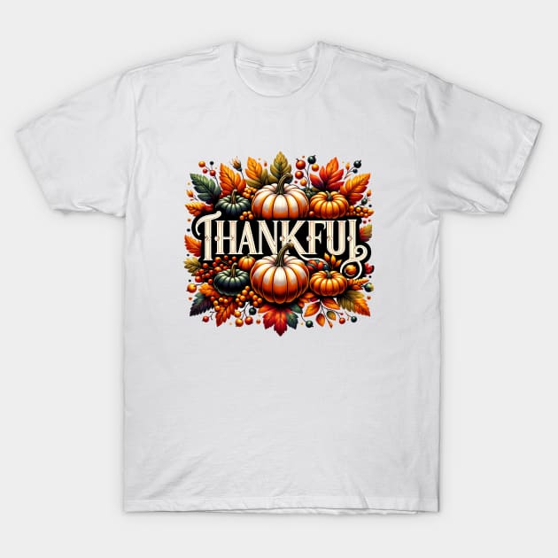 Thankful T-Shirt by MZeeDesigns